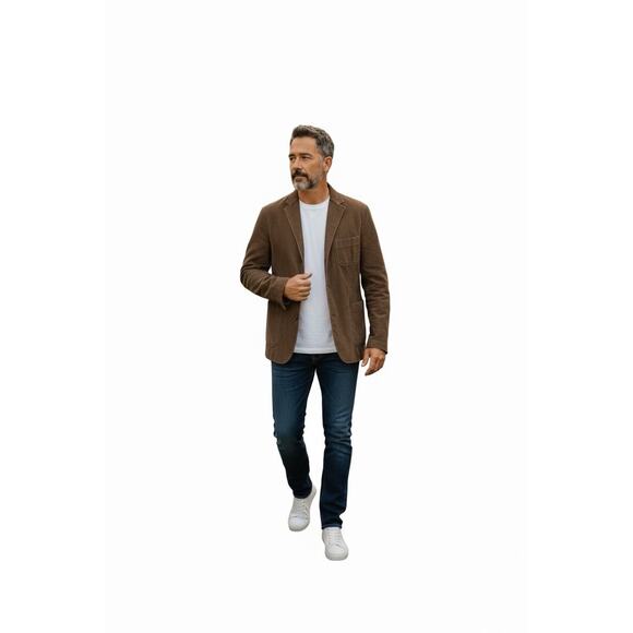 Lands' End Other - Lands End Men’s Chore Coat Size 40 Corduroy Collar Barn Field Jacket UnLined